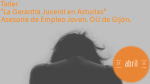 Taller «La Garantía Juvenil en Asturias», en la OIJ de Gijón